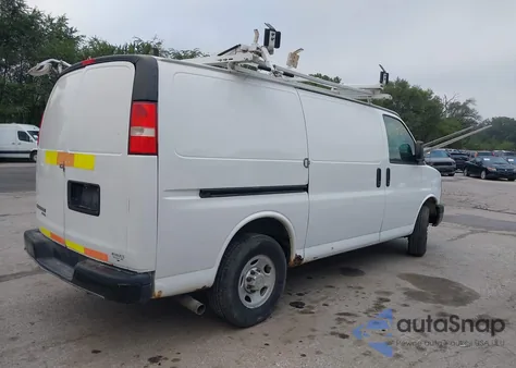 2012 Chevrolet Express 2500 Work Van z USA, uszkodzony, nr VIN 1GCWGFCA5C1179406